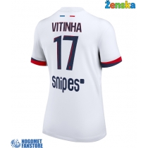 Paris Saint-Germain Vitinha #17 Gostujuci Dres za Ženska 2025-26 Kratak Rukav